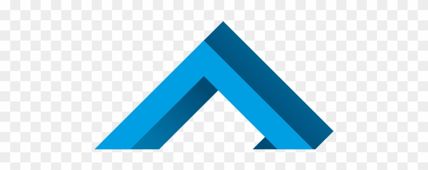 Blue Triangles Real Estate Icon Transparent Png - Real Estate Icon Png #911958