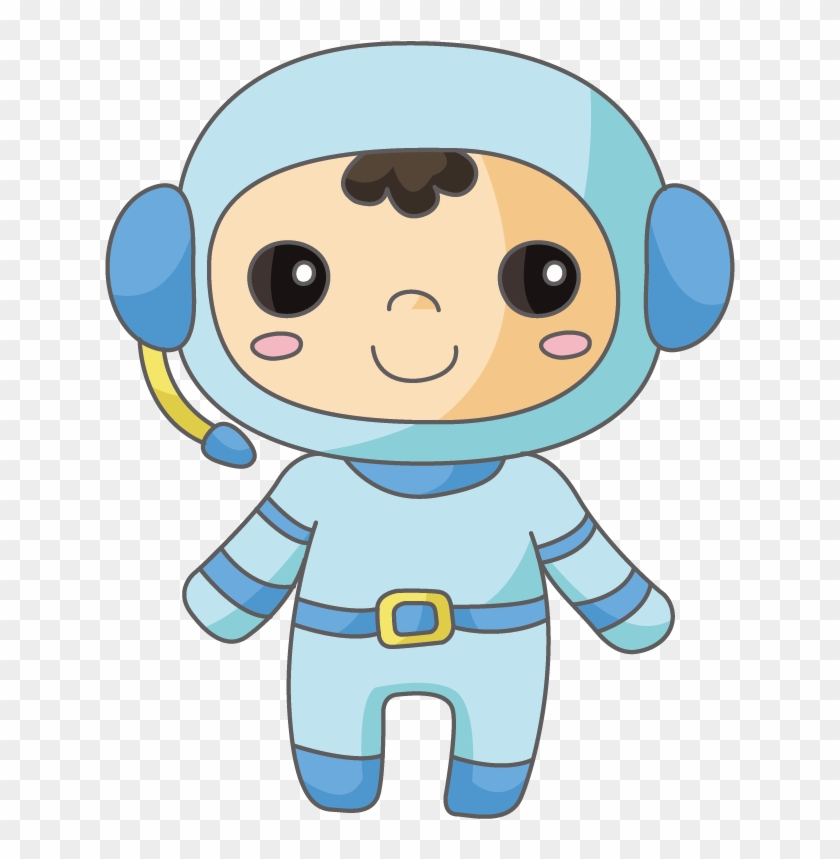 Poster Astronaut Cartoon - นักบิน อวกาศ อวกาศ การ์ตูน #912048