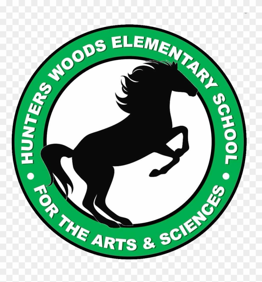 Hunters Woods Elementary School - Vinyl Stickers Decal Horse Figure For Helmet Waterproof #912054
