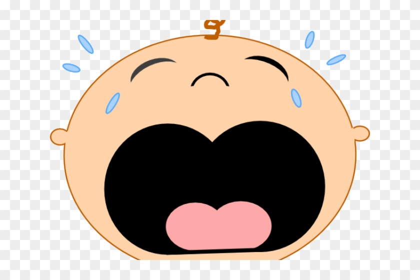 Crying Clipart Baby Cry - Cartoon Crying Baby Face #912097