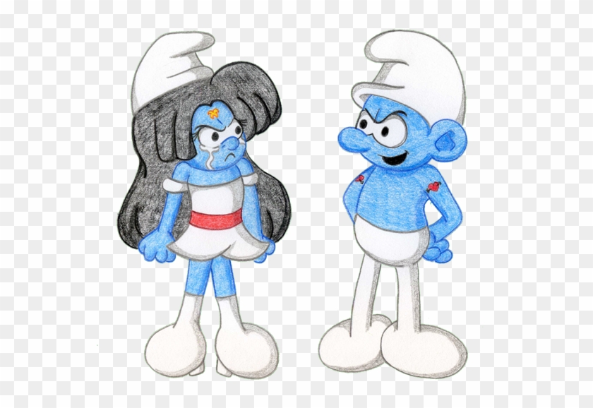 Smurfs Don't Cry By Kiss The Iconist - Cartoon #912129
