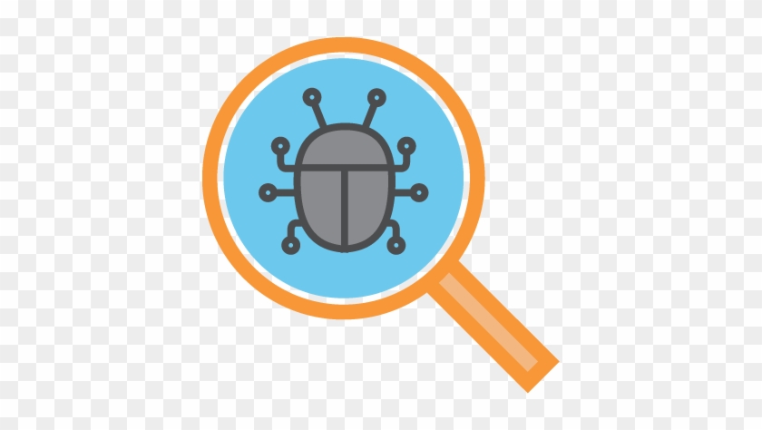 Software Test Icon - Bug Magnifying Glass Icon #912319