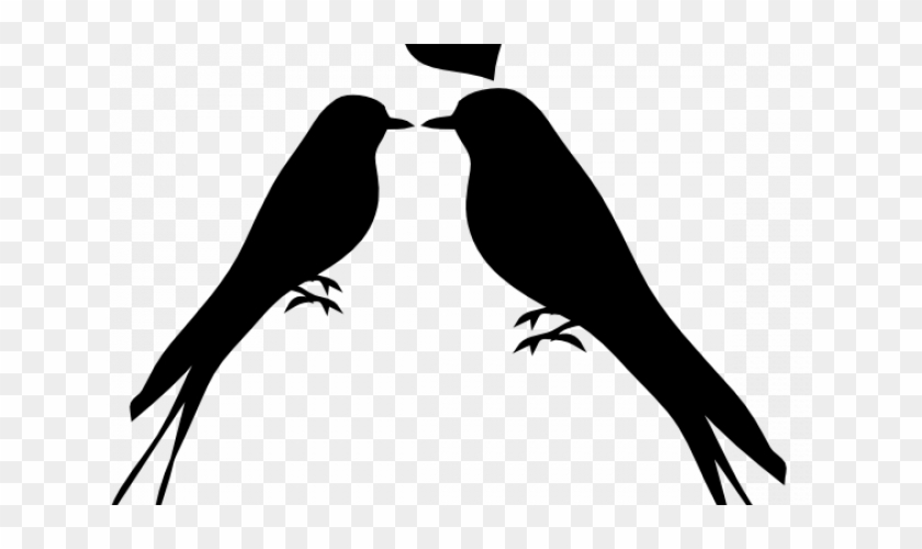 Love Bird Silhouette - Love Birds Png #912484