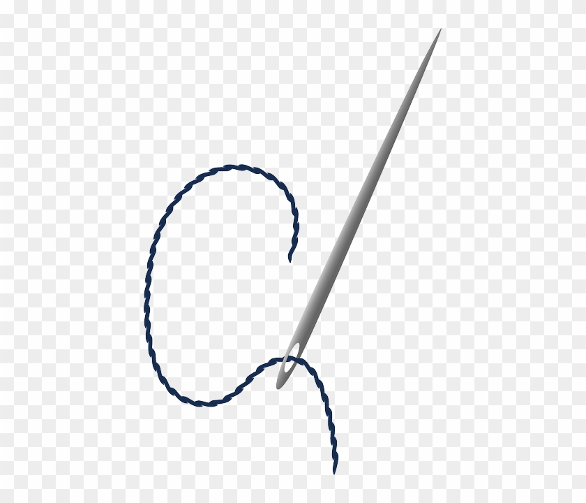 Thread Needle, Cotton, Needlework, Stitch, Thread - Needle And Thread Vector Png #912572