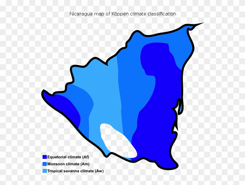 Nicaragua Map Of Köppen Climate Classification - Climate Regions Of Nicaragua #912686