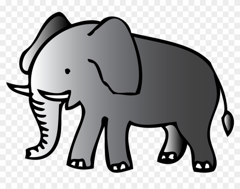 Elephants Cartoon 3, Buy Clip Art - Animated Pic Of Elephant - Free  Transparent PNG Clipart Images Download