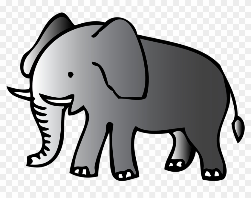 Elephants Cartoon 3, Buy Clip Art - Animated Pic Of Elephant #912705