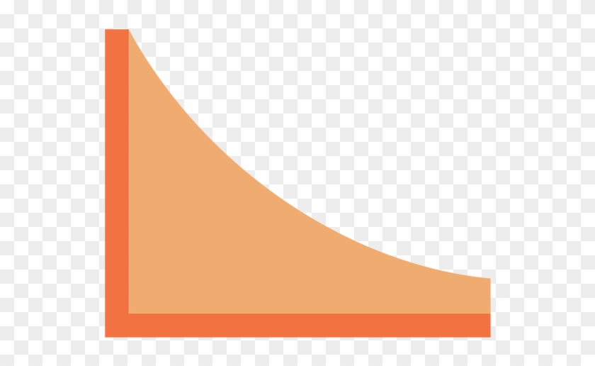 Graph Decrease Orange - Graph Decrease Orange #912740