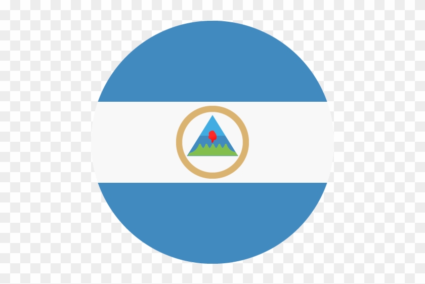 Nicaragua Flag Vector Emoji Icon - Bandera El Salvador Emoji #912754