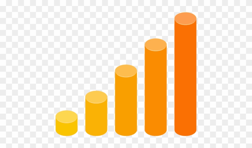 Cylinder Column Chart Transparent Png - Bar Chart #912796