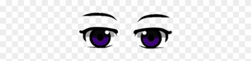 Purple Anime Eyes Roblox Free Transparent Png Clipart Images Download - transparent roblox eyes