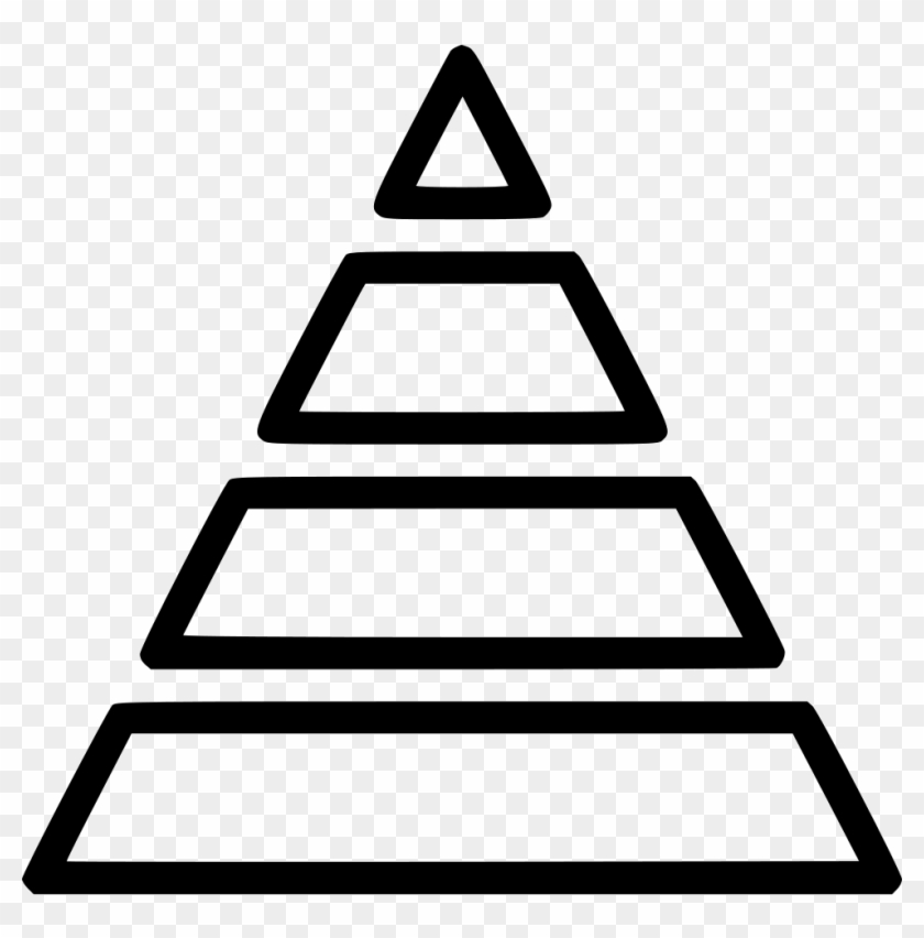 Business Company Finance Planning Pyramid Chart Statics - Pyramid Icon Png #912978