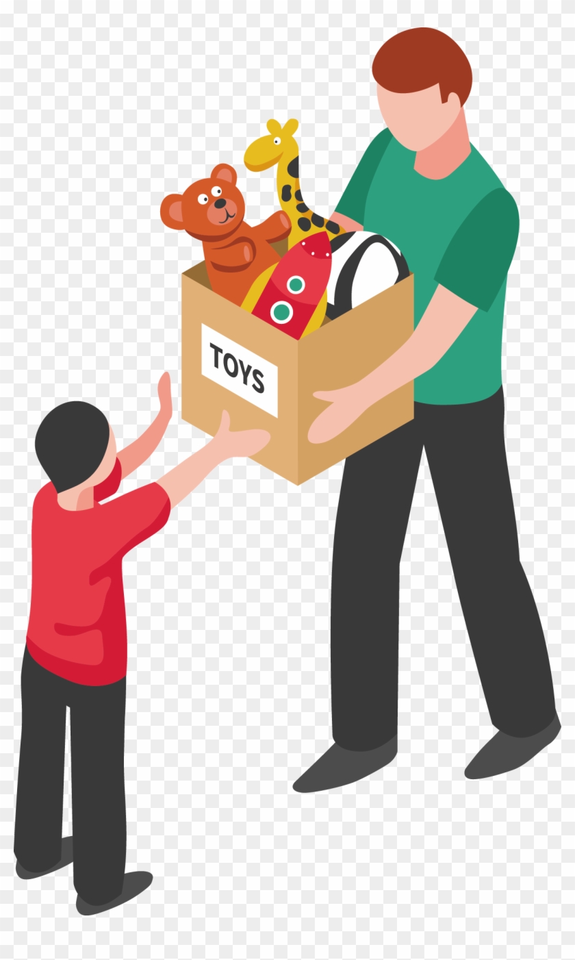 Holding A Toy Volunteer - Donations Of Toys Clipart #913003