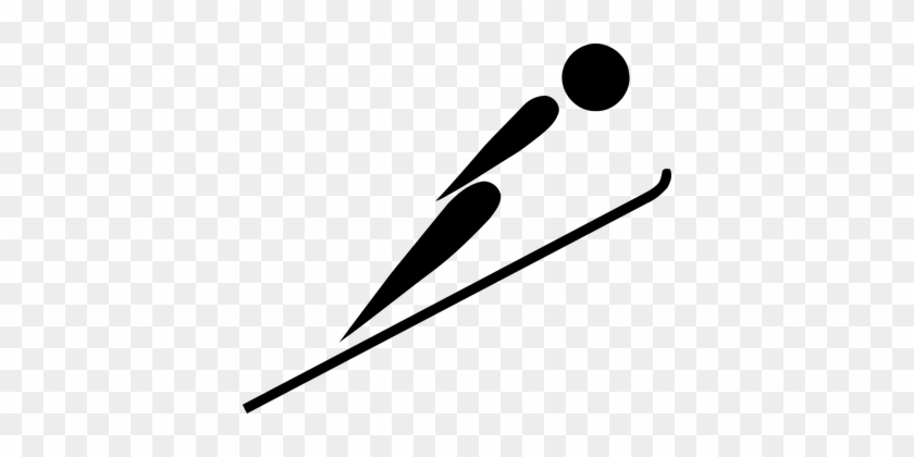 Ski, Jumping, Skier, Jumper, Skiing - Ski Jumping Olympics Logo #913099