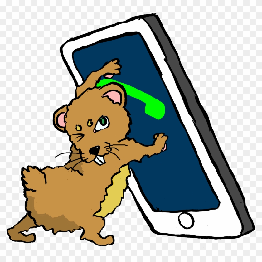 Our Community Hamster Attempting To Use A Mobile Phone - Our Community Hamster Attempting To Use A Mobile Phone #913106