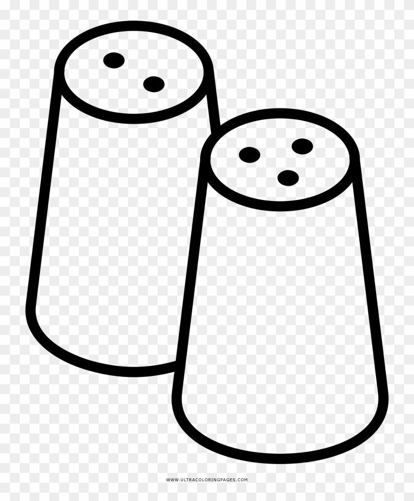 Salt And Pepper Coloring Page - Dibujos De Sal Para Colorear #913151