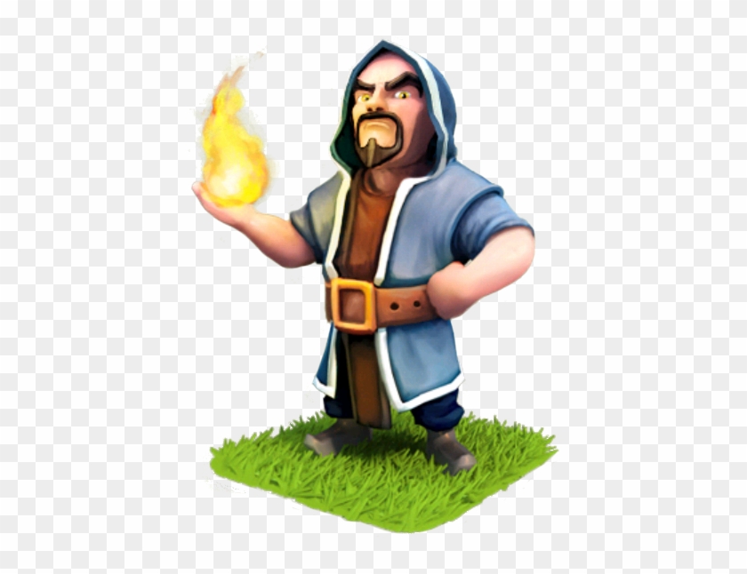 Clash Of Clans Clipart Wizard - Clash Royale Fire Wizard #913340