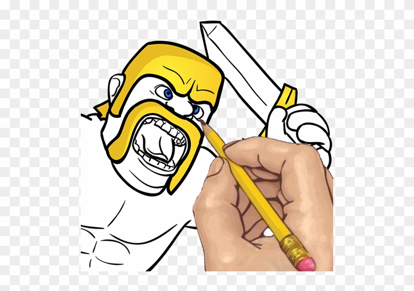 Barbarian Clash Of Clans Vector #913353