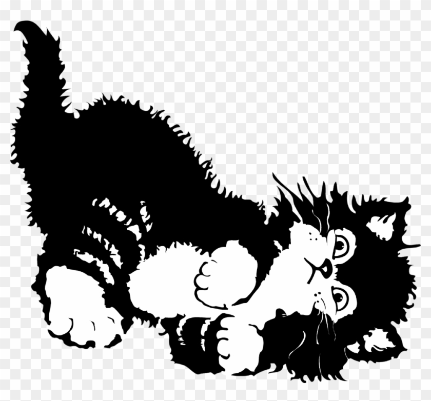 Illustration Of A Kitten Playing - Funny I Love My Cat Quotes #913371