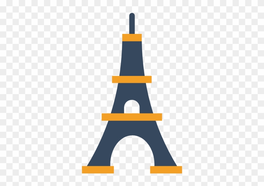 Eiffel Tower Free Icon - France Flat Png #913423