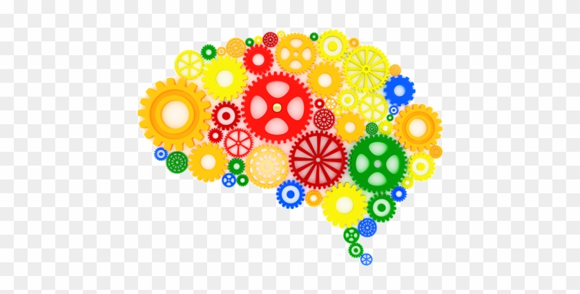 Clip Art Photo Of Brain Made Up Of Colorful Gears - Exercises For The Brain And Memory : 70 Neurobic Exercises #913664