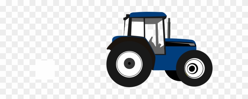 Blue Tractor Clipart #913671