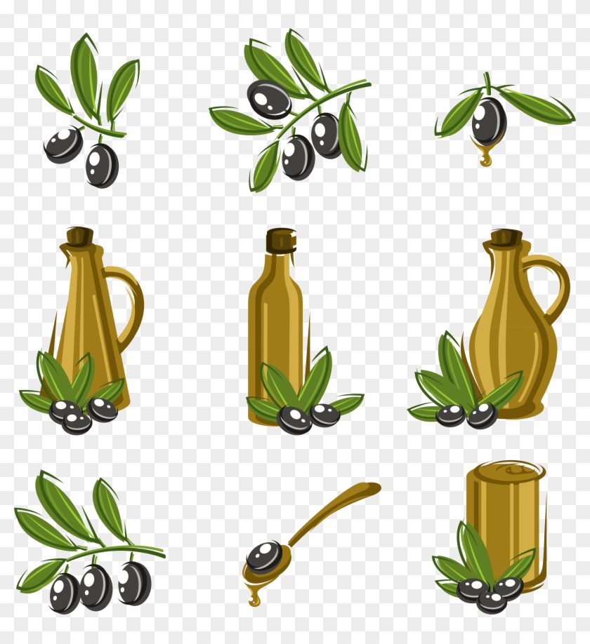 Olive Oil Euclidean Vector - Olive Oil #913740