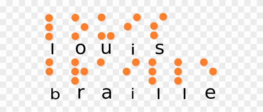 Special Education - Louis Braille Name In Braille #913756