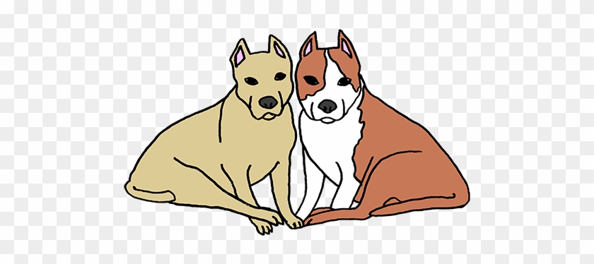 Two Lost Dogs By Amari Lindsey, Usa - Cartoon Picture Of 2 Dog #913849