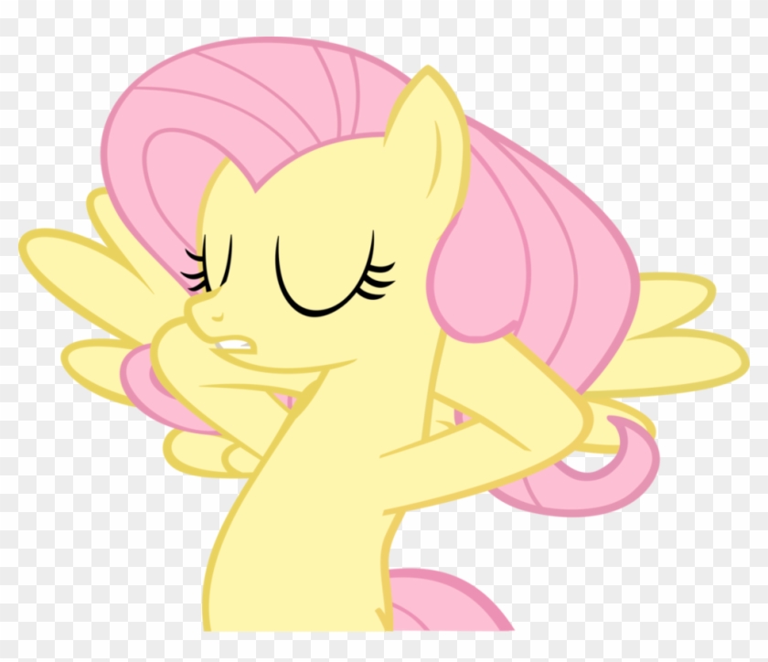 Fluttershy Vector Download - Mlp Fluttershy Standing Up #913911