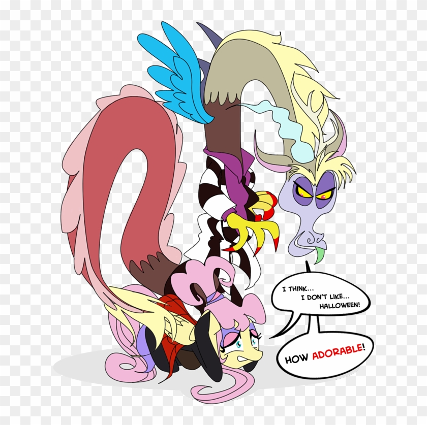 Fluttershy And Discord In Halloween Ml - Mlp Fluttershy And Discord #913972