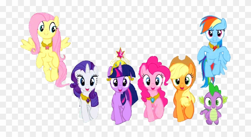 Marching Mane 6 Gif Loop - South Park My Little Pony #914025