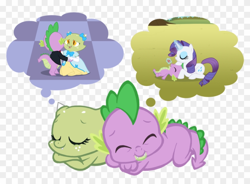 spike and rarity having a baby