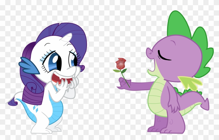 spike and rarity having a baby