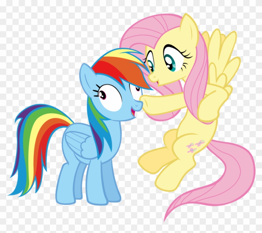 Fluttershy Boops Rainbow Dash And She Derps By Bobbatron808 - Rainbow Dash Derp #914109