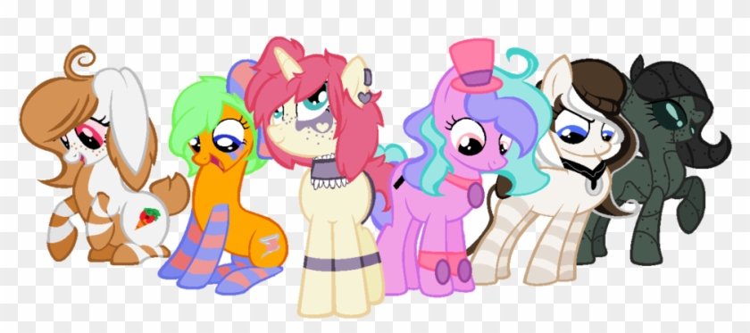 My Mane Six By Iibukimioda - Cartoon #914116