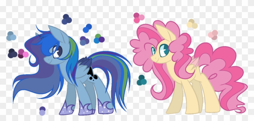 {fluttershy X Pinkie Pie X Luna X Rainbow Dash} By - Mlp Fluttershy X Pinkie Pie #914123