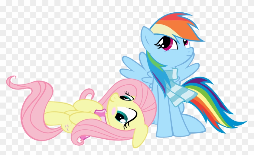 Fluttershy And Rainbow Dash By Muhmuhmuhimdead Fluttershy - Mlp Rainbow Dash X Fluttershy Fanfic #914132