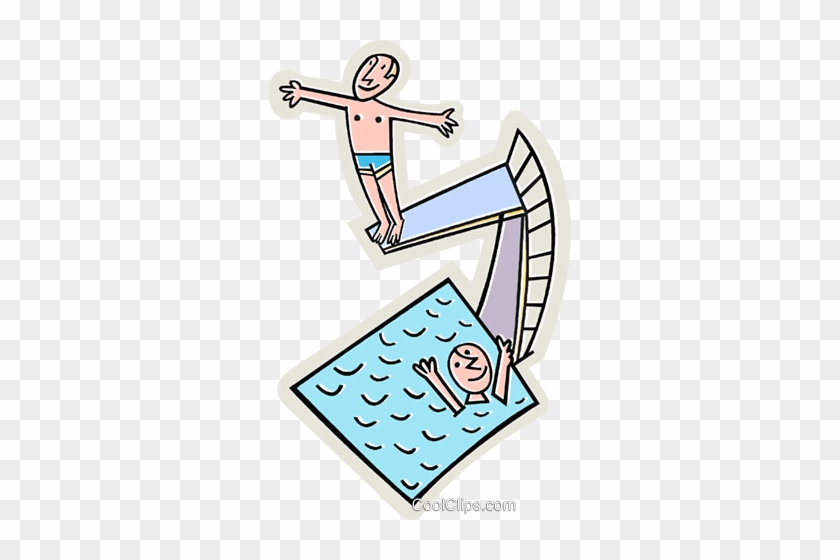 Diving Clipart Diving Board - Swimming Pool Clip Art #914166