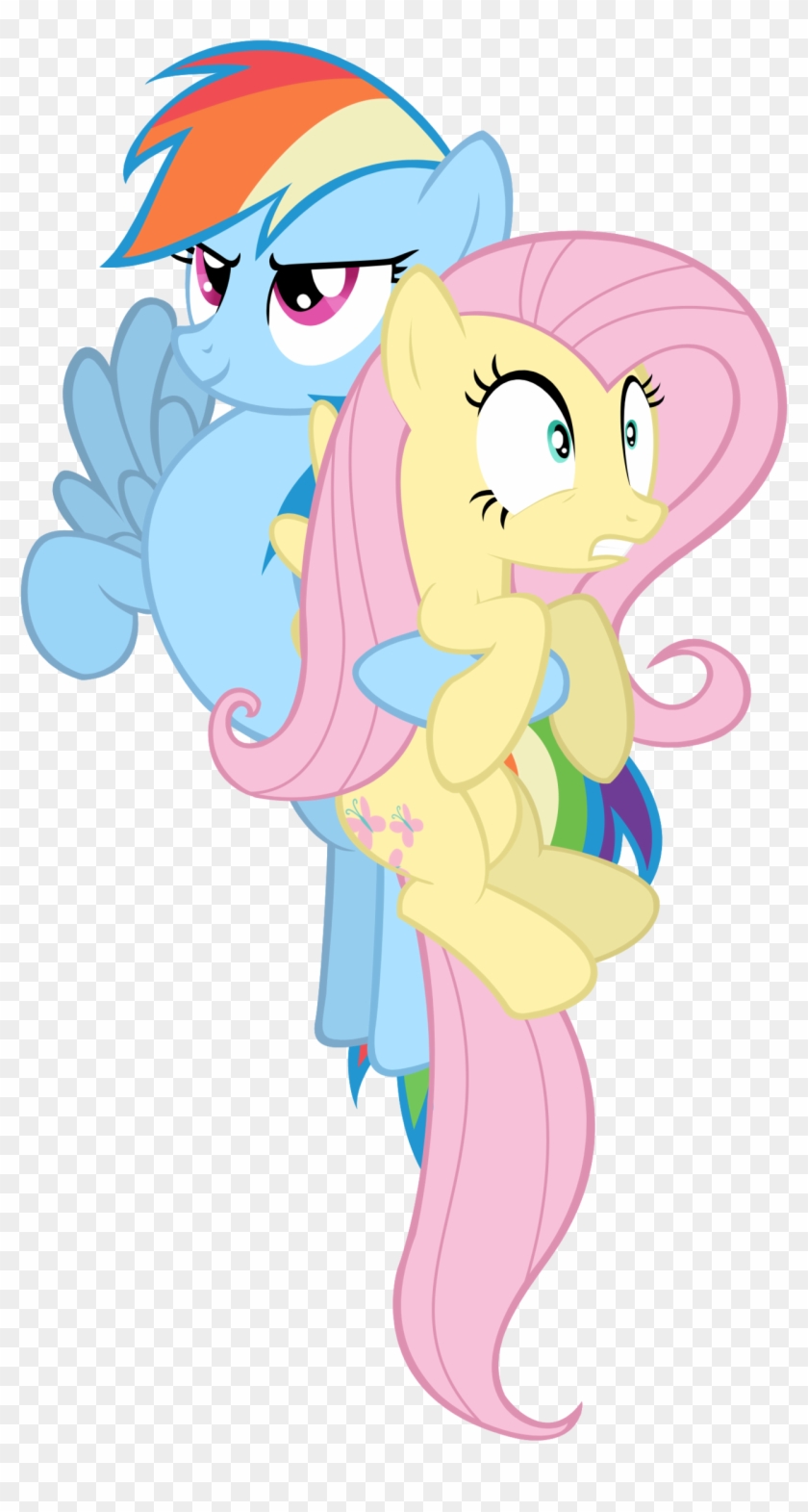 Dash And Fluttershy Vector By Regolithx - Dexiom #914196