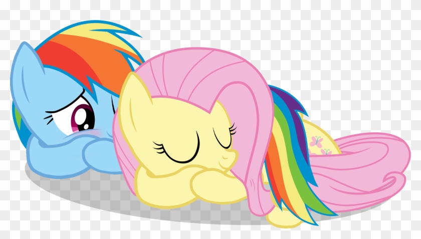 Post 36168 0 33850700 1471494349 Thumb - Rainbow Dash And Fluttershy Sleeping #914204