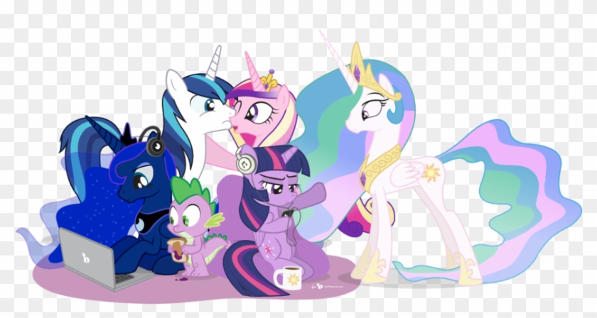 The Princesses Will Be With You Shortly - All The Princesses In My Little Pony #914229