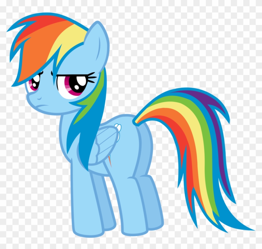 Fluttershy Rainbow Dash Vector Download - Rainbow Dash Angry #914235
