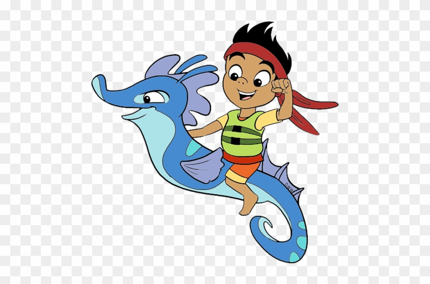 Jake And The Neverland Pirates Captain Clipart - Jake And The Neverland Pirates Seahorse #914236