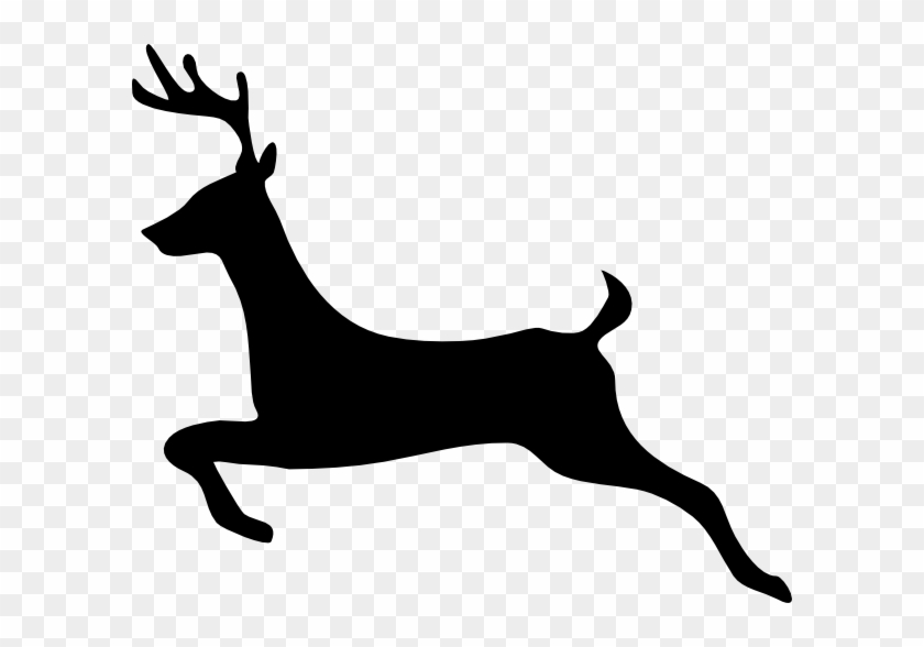 Deer Outline Profile Clip Art At Clker Com Vector Clip - Line Drawing Of Deer #914315