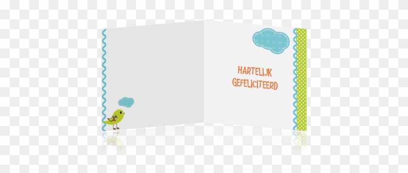 Een Leuke Kaart Met Onderin Groen Met Witten Stippen - Graphic Design #914433