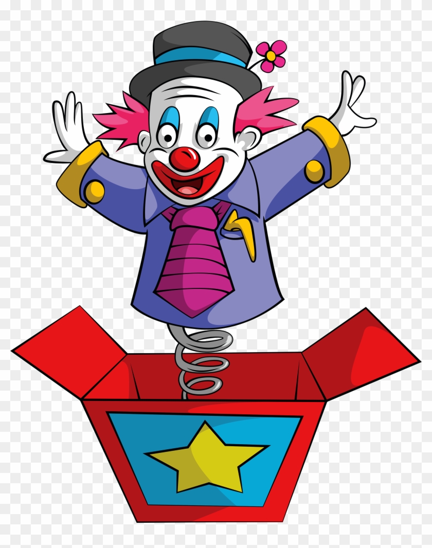 Joker Clown Jack In The Box Royalty Free - Jack In The Box Clown #914465