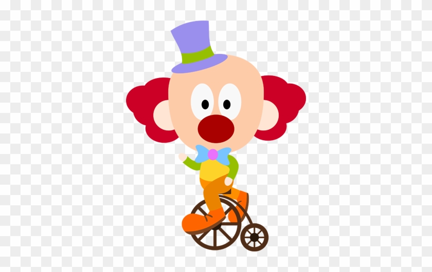 Clown On A Bike Clipart #914473