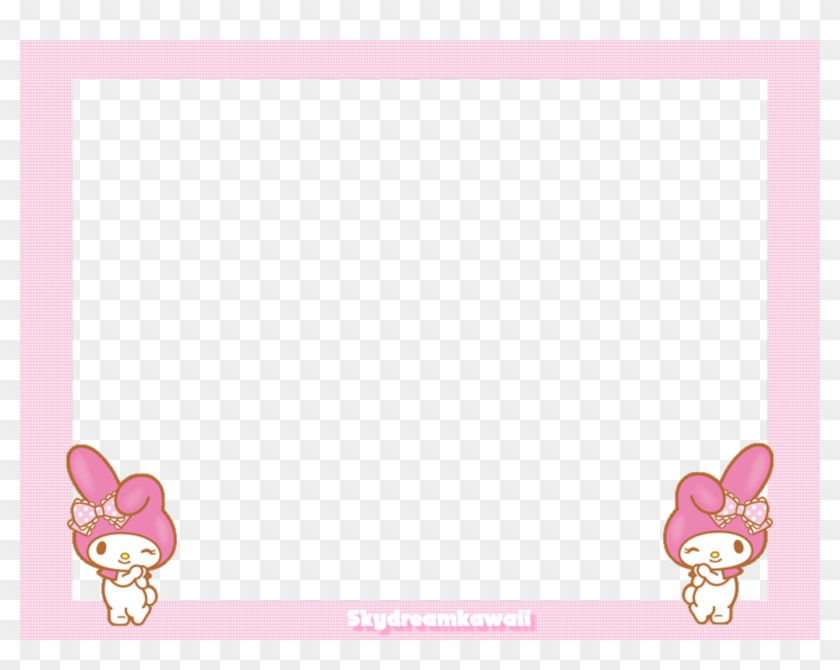 Kawaii Memo Paper - My Melody Frame Png #914512