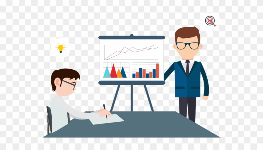 Business Coaching Scene - Vector Hd Wallpaper Meeting Business #914677